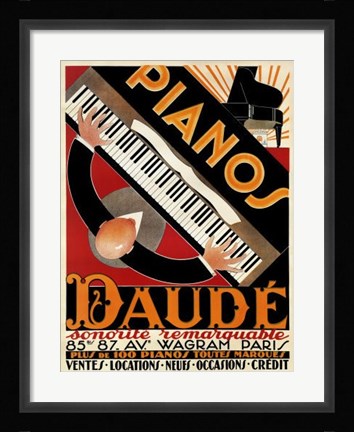 Framed Daude (small) Print