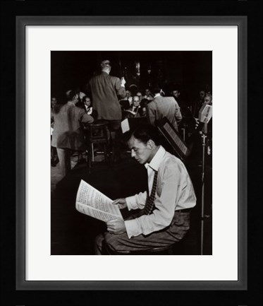 Framed Frank Sinatra Print
