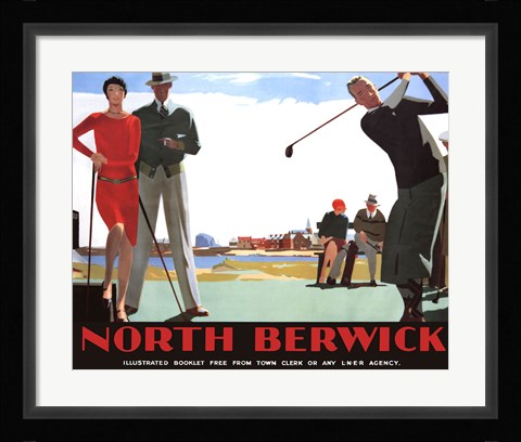 Framed North Berwick Print