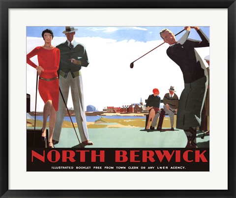 Framed North Berwick Print