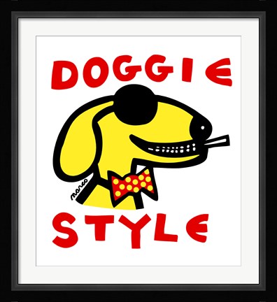 Framed Doggie Style Print