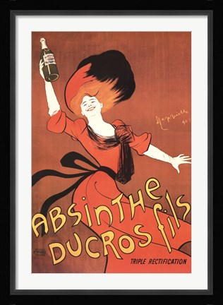 Framed Absinthe Ducros Fils Print