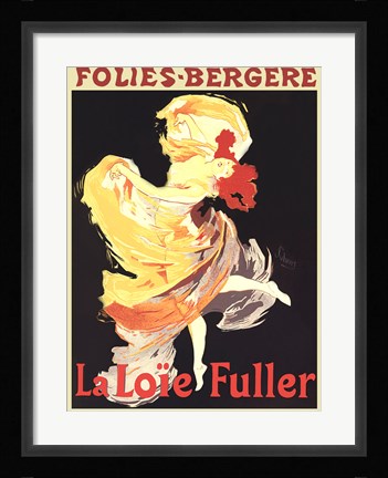 Framed La Loie Fuller Print