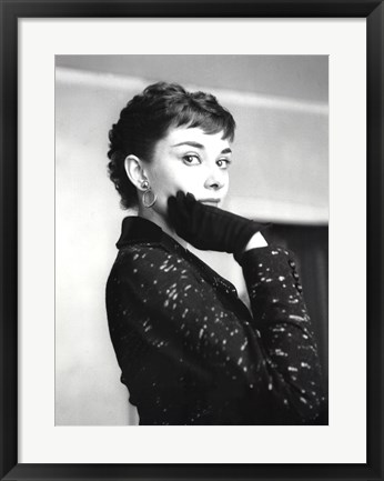 Framed Audrey Hepburn Print