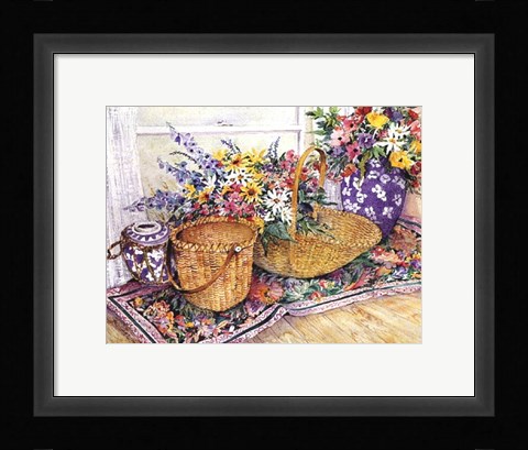 Framed Wicker Splendor Print