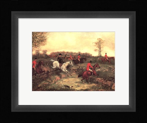 Framed Breaking Cover Print