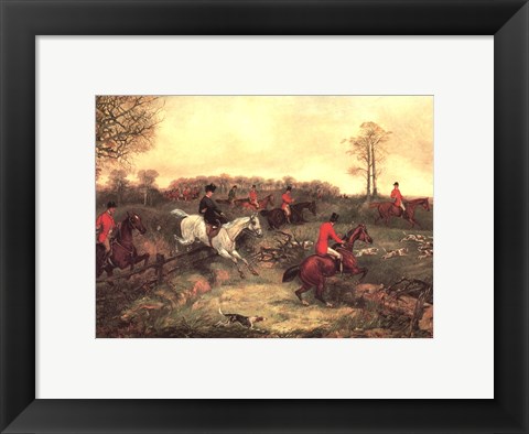 Framed Breaking Cover Print