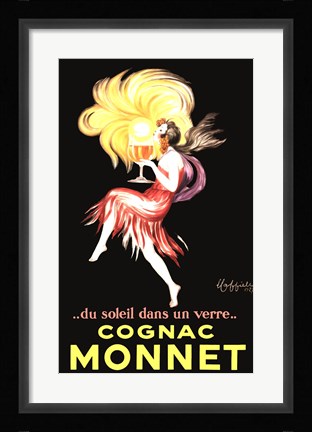 Framed Cognac Monnet Print
