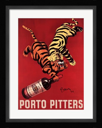 Framed Porto Pitters Print