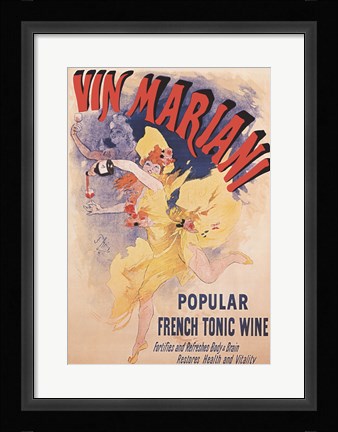 Framed Vin Mariani Print