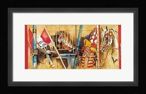 Framed Circus, Circus Print