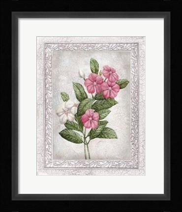 Framed Flowers of Spring III Print