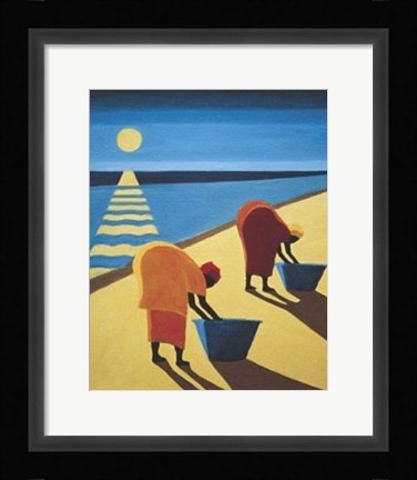 Framed Beach Bums Print