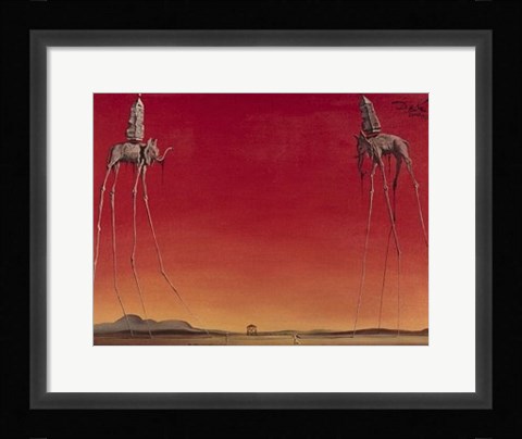 Framed Les Elephants, c.1948 Print