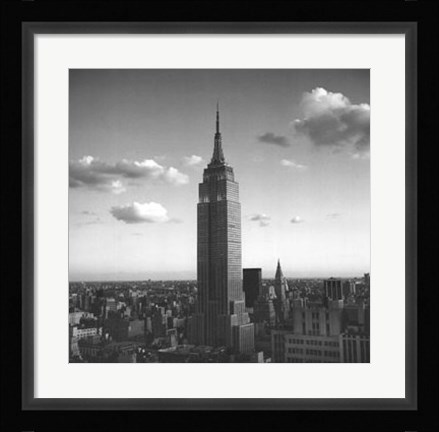 Framed Empire State Building Print