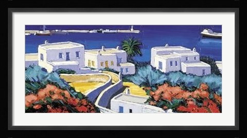 Framed Printemps dans les Iles Print