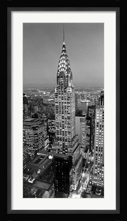 Framed Chrysler Building Print