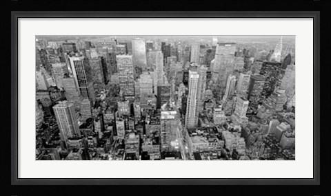 Framed Looking Up Fifth Avenue Print