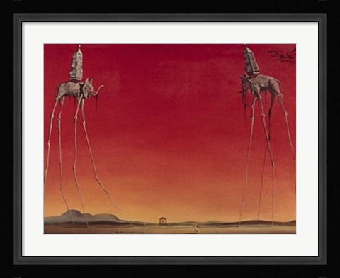 Framed Les Elephants, c.1948 Print