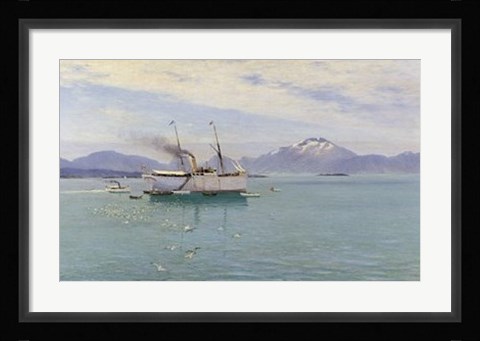 Framed Matinee d'Ete a Molde Print