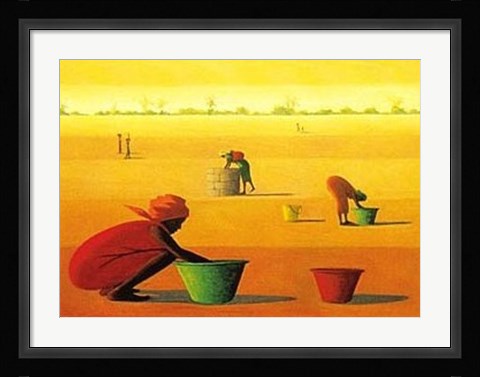 Framed Woman's Work Print