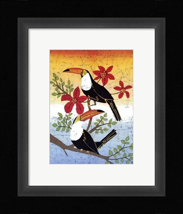 Framed Two Tucans Print