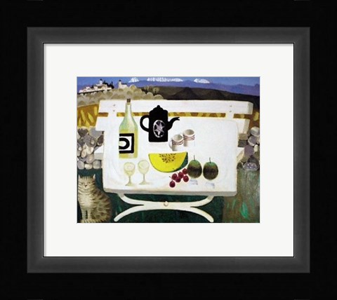 Framed Lunch in the Luberon Print