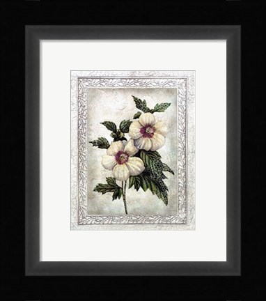 Framed Flowers of Spring I Print