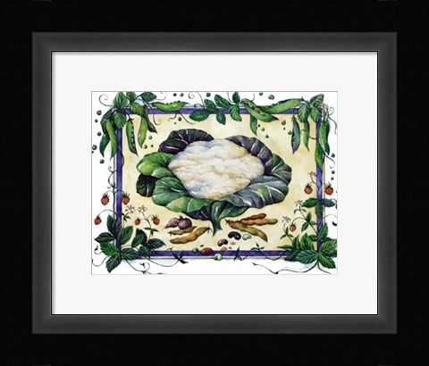 Framed Cauliflower Print
