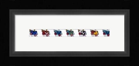 Framed 98 Cows &amp; 1 Bull Print