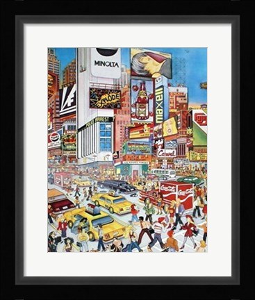 Framed Times Square (ed. 375) Print
