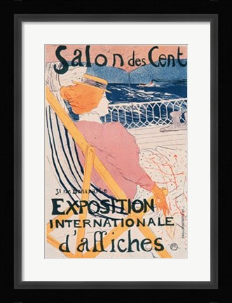 Framed Salon des Cent Print