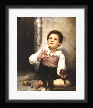 Framed Bubbles Print