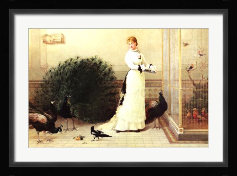 Framed In the Conservatory Print