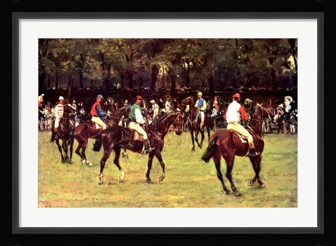 Framed In the Paddock Print