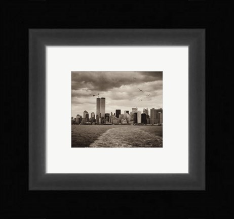 Framed Manhattan Skyline Print