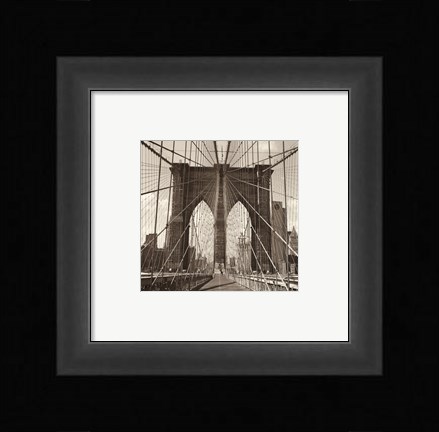 Framed Brooklyn Bridge Print