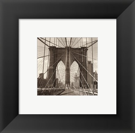 Framed Brooklyn Bridge Print