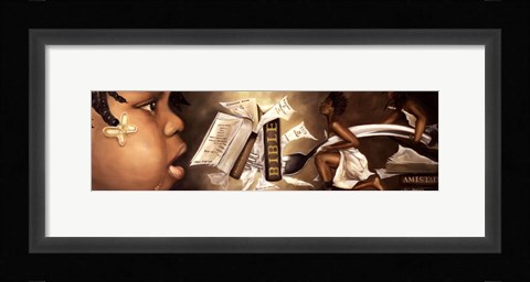 Framed Tough to Swallow (Girl) (small) Print