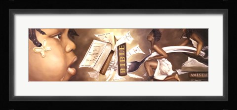 Framed Tough to Swallow (Girl) Print