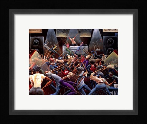 Framed Jump Off (medium) Print