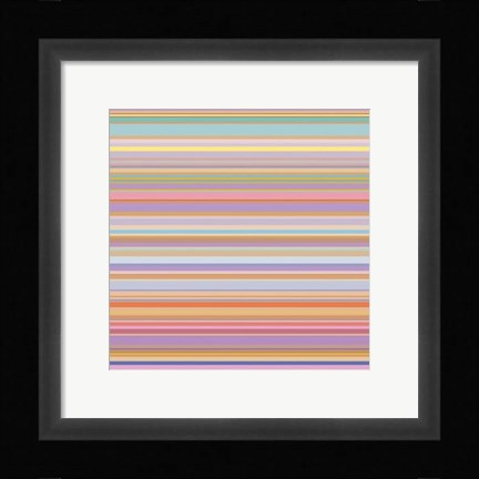 Framed Square Straights I Print