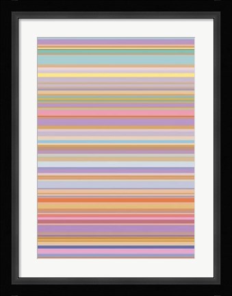 Framed Median Straights I Print