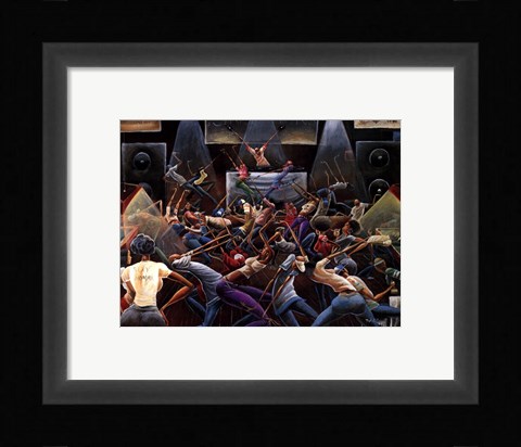 Framed Jump Off (mini) Print