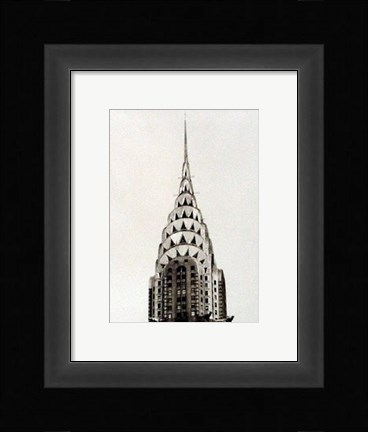 Framed Chrysler Building Print