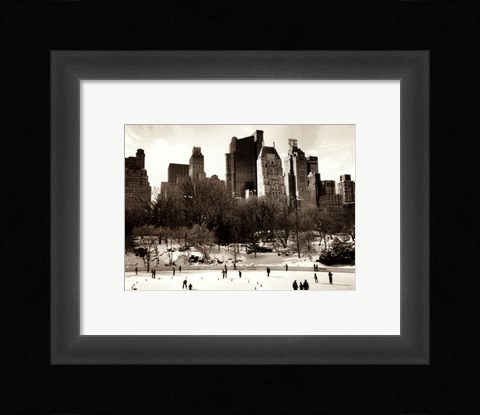 Framed Wollman Rink Print