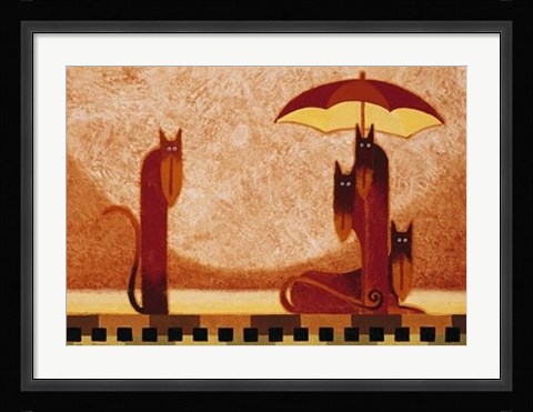 Framed We Three Print