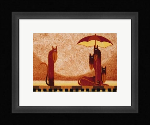 Framed We Three Print