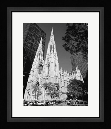 Framed Saint Patrick's Cathedral, NYC Print