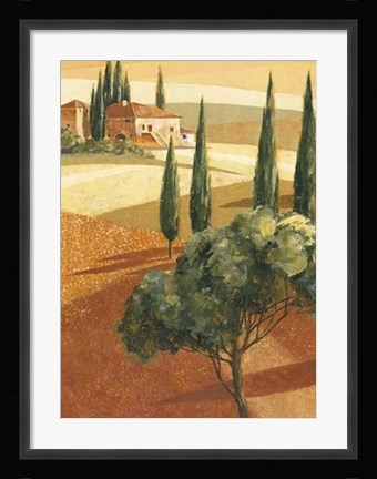 Framed Toscana I Print